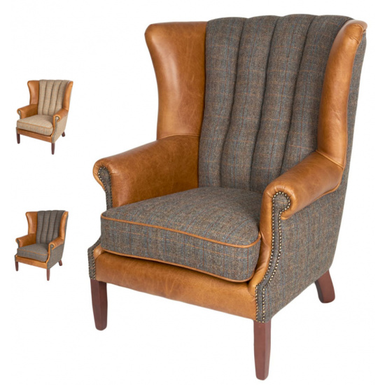 Fluted Wing Chair